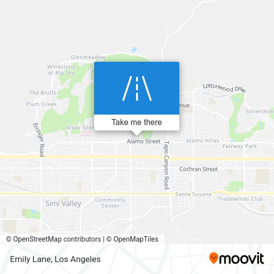 Mapa de Emily Lane