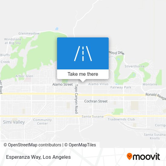 Mapa de Esperanza Way