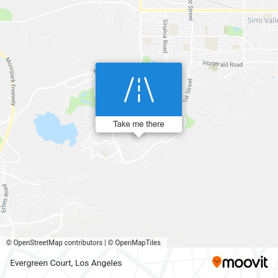 Mapa de Evergreen Court