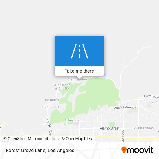 Mapa de Forest Grove Lane