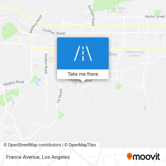 Mapa de France Avenue