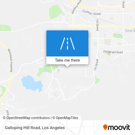 Mapa de Galloping Hill Road
