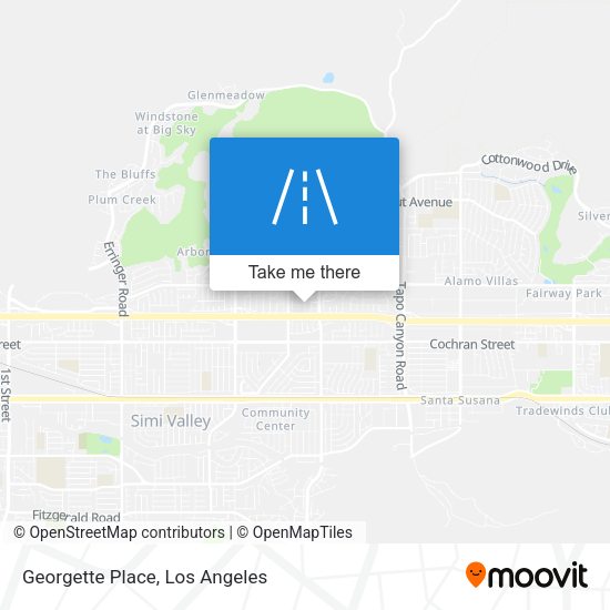 Mapa de Georgette Place