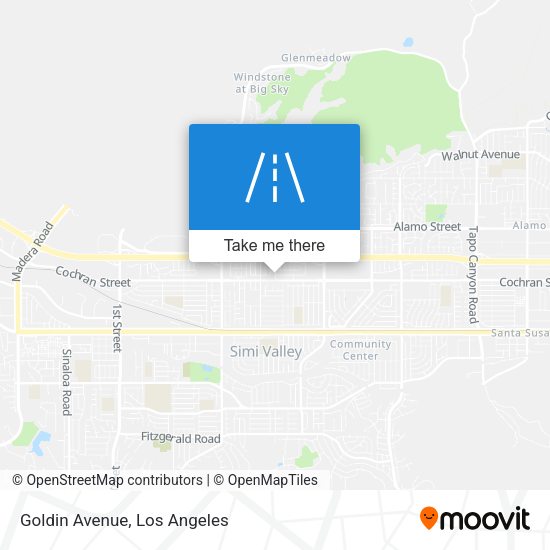 Mapa de Goldin Avenue