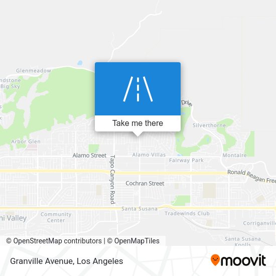 Mapa de Granville Avenue