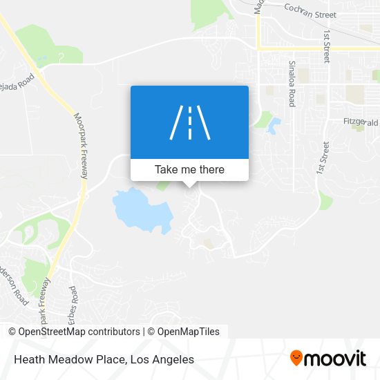 Heath Meadow Place map