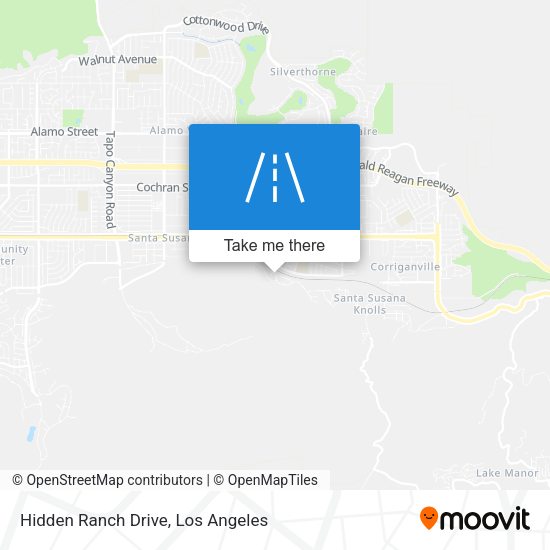 Hidden Ranch Drive map