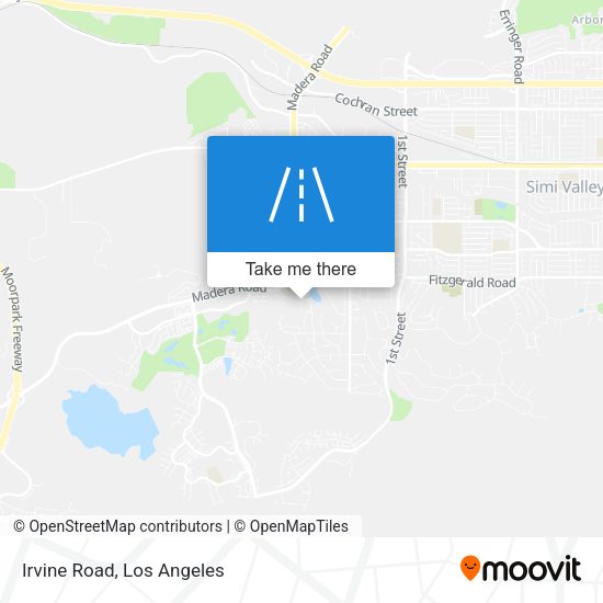 Mapa de Irvine Road