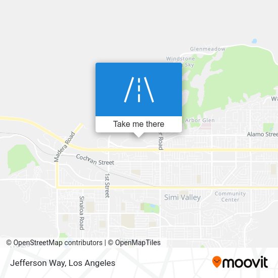 Mapa de Jefferson Way