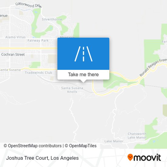 Joshua Tree Court map