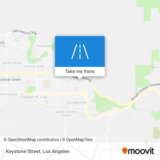 Mapa de Keystone Street