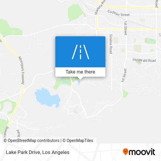 Mapa de Lake Park Drive