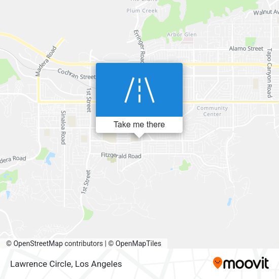 Mapa de Lawrence Circle