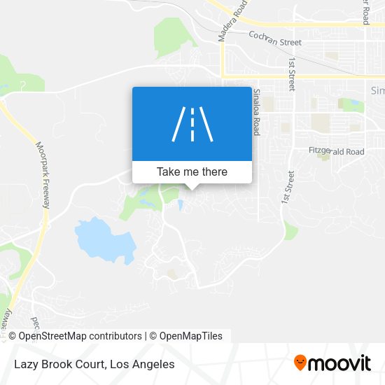 Mapa de Lazy Brook Court