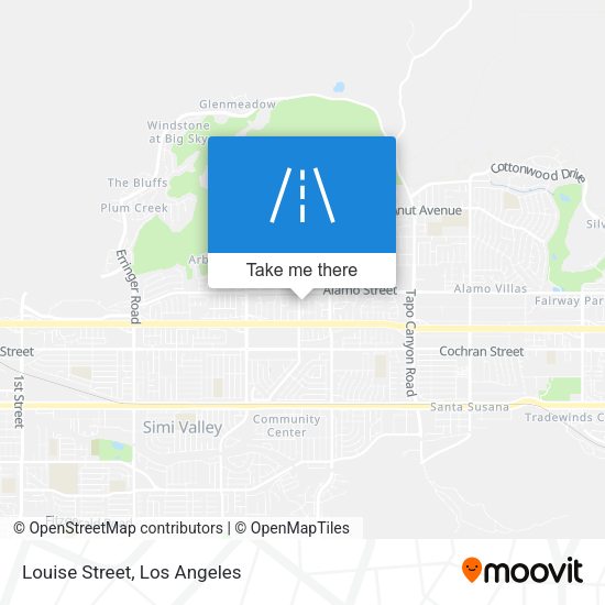 Mapa de Louise Street