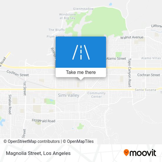 Mapa de Magnolia Street