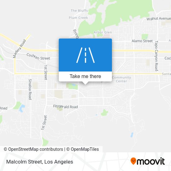 Mapa de Malcolm Street