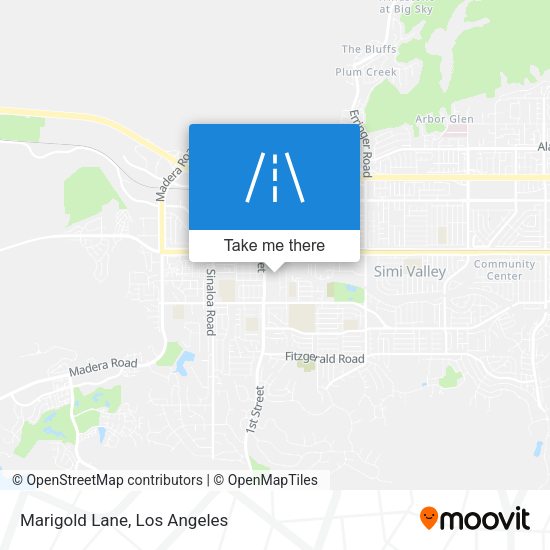 Mapa de Marigold Lane