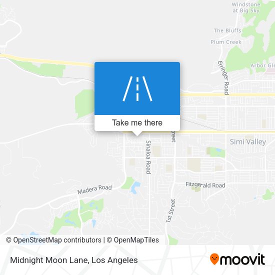 Mapa de Midnight Moon Lane