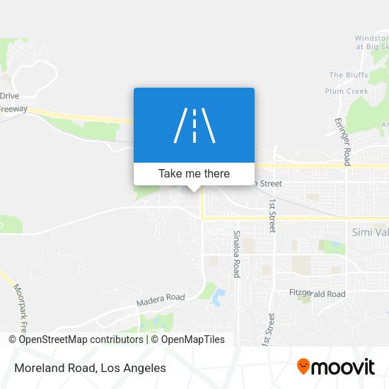 Mapa de Moreland Road