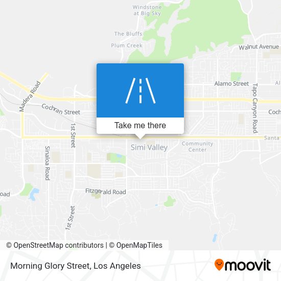 Morning Glory Street map