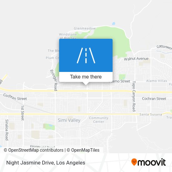 Night Jasmine Drive map