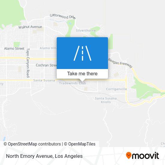 North Emory Avenue map