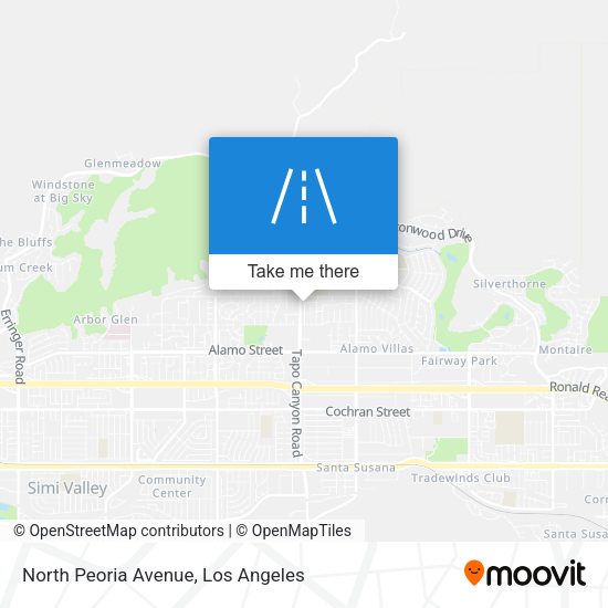Mapa de North Peoria Avenue