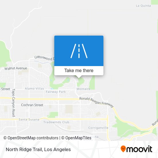 North Ridge Trail map