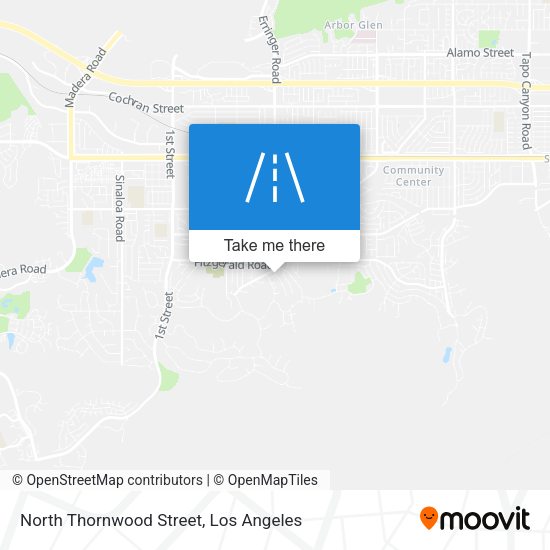 North Thornwood Street map