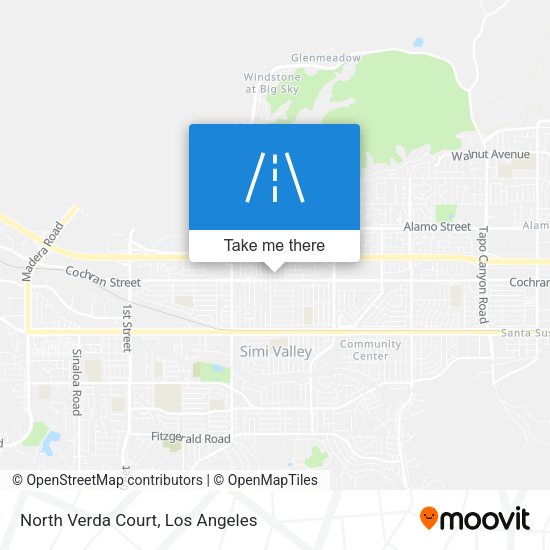 North Verda Court map