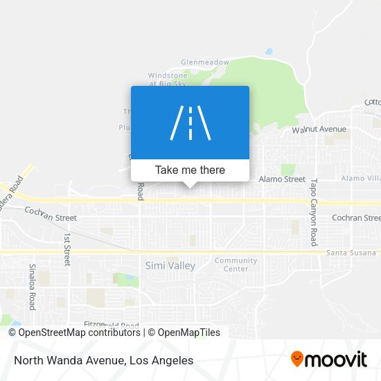 North Wanda Avenue map