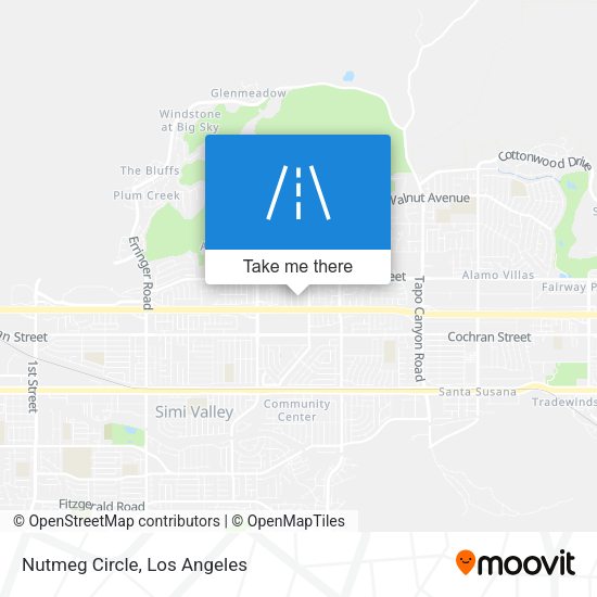 Mapa de Nutmeg Circle