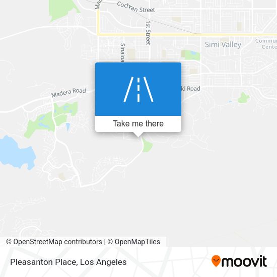 Mapa de Pleasanton Place