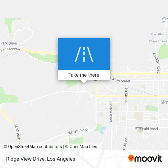 Ridge View Drive map