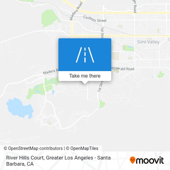 River Hills Court map