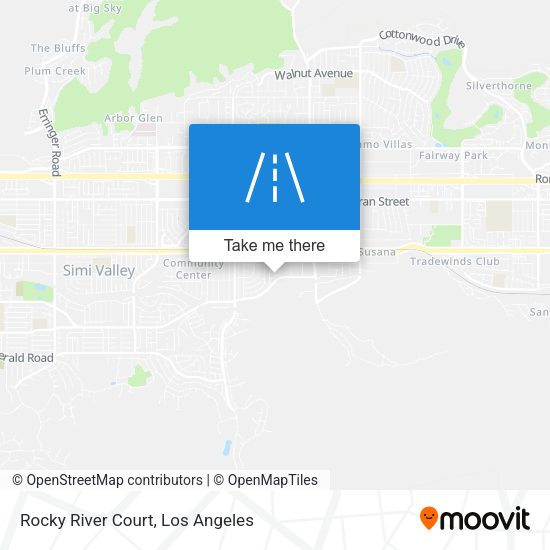 Mapa de Rocky River Court