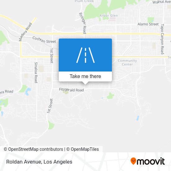 Mapa de Roldan Avenue