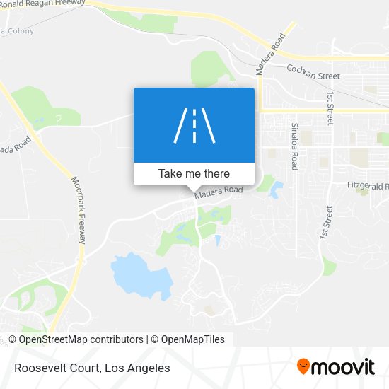 Mapa de Roosevelt Court