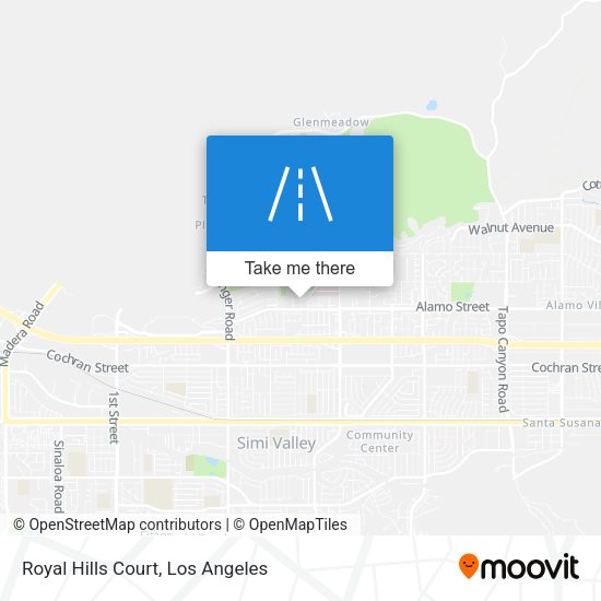 Mapa de Royal Hills Court