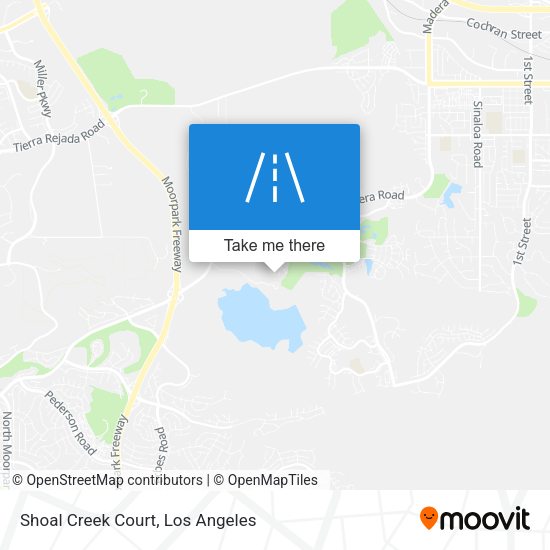 Mapa de Shoal Creek Court