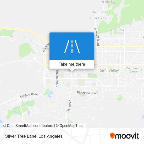 Silver Tree Lane map