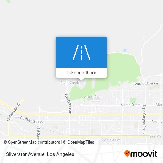 Silverstar Avenue map