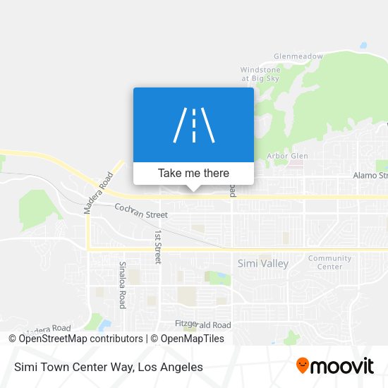 Simi Town Center Way map