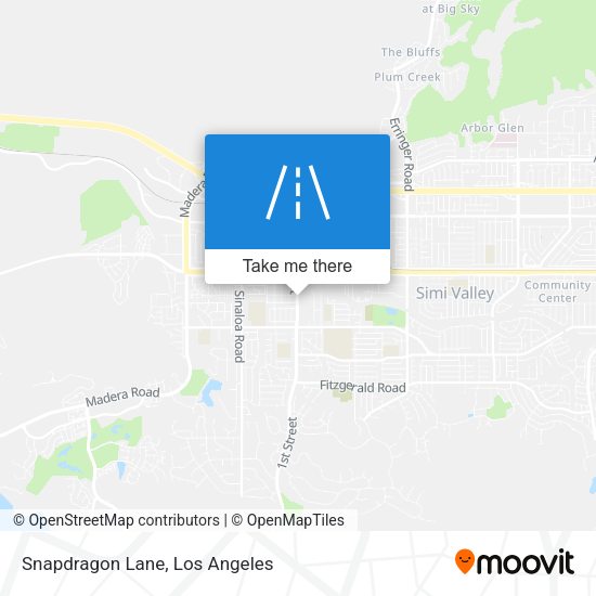 Mapa de Snapdragon Lane