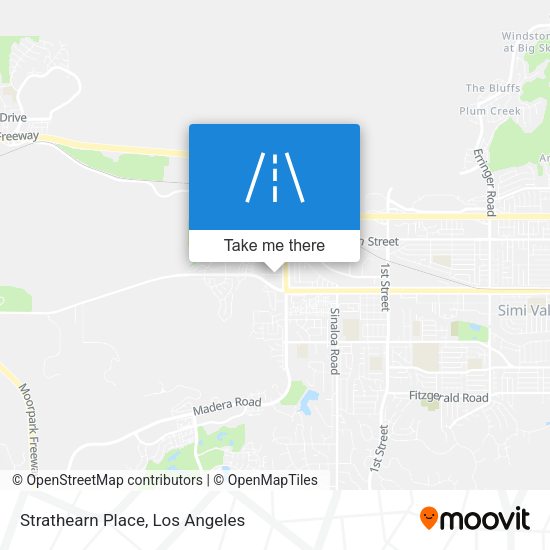 Strathearn Place map