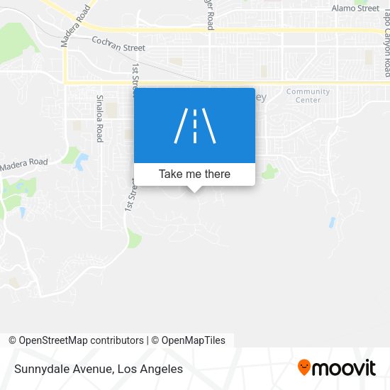 Sunnydale Avenue map