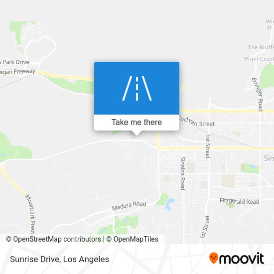 Sunrise Drive map