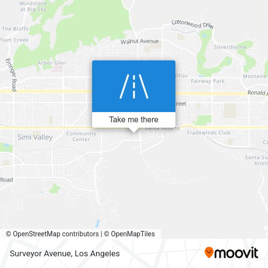 Surveyor Avenue map