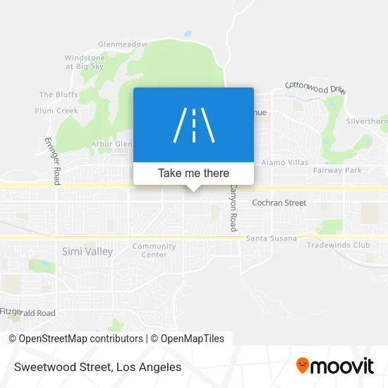 Mapa de Sweetwood Street